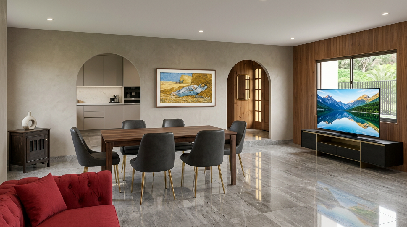 Calidad de estudio fotográfico generada con IA para marketing inmobiliario en Chile